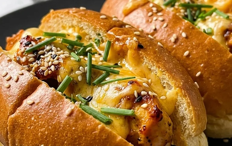 Cheesy Dynamite Chicken Buns