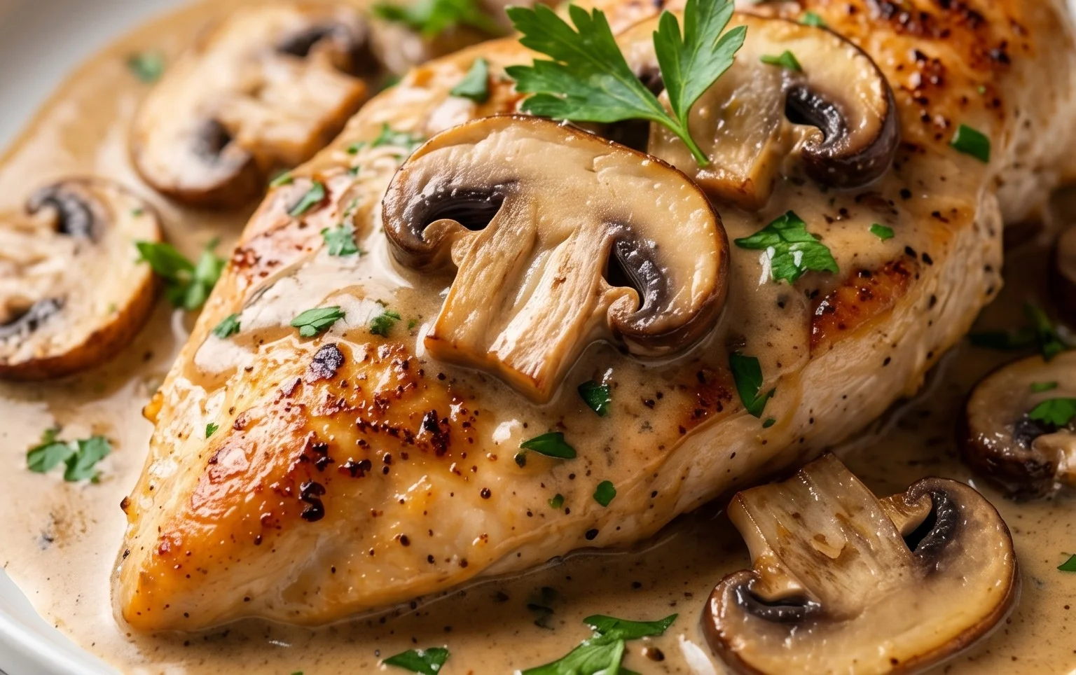 Creamy Mushroom Chicken Recipe