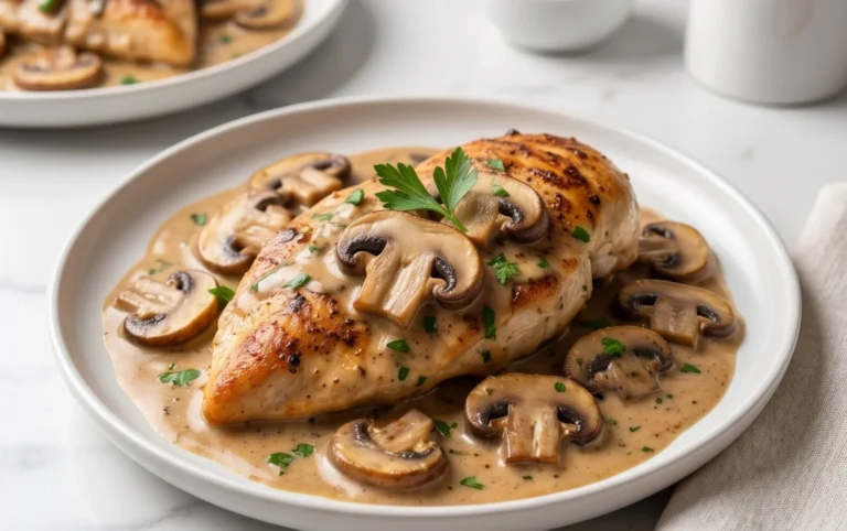 Creamy Mushroom Chicken Recipe