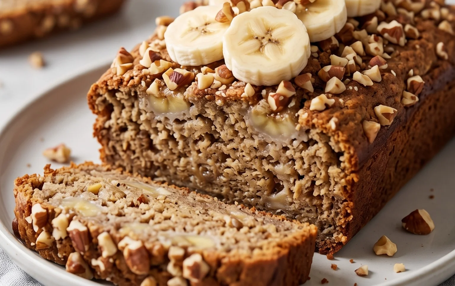 Healthy 5-Ingredient Flourless Banana Bread