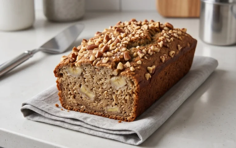 Healthy 5-Ingredient Flourless Banana Bread