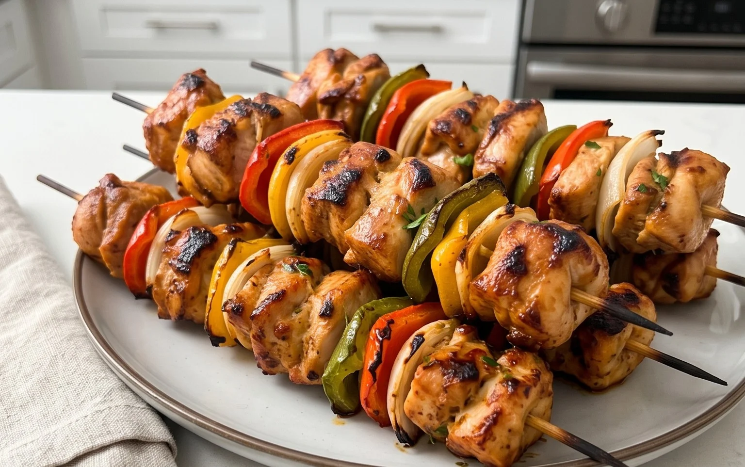 Air Fryer Chicken Skewers (VIDEO)