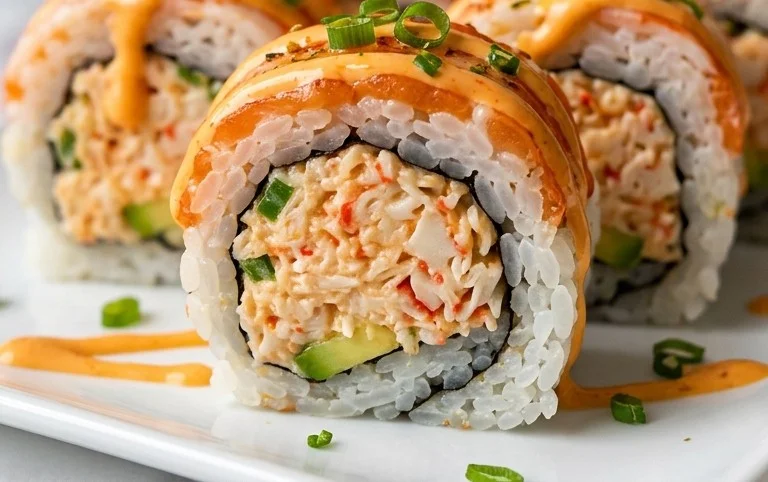 Kani Sushi (Spicy Crab Roll)