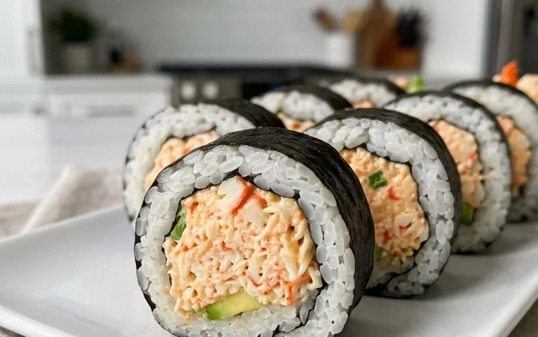 Kani Sushi (Spicy Crab Roll)