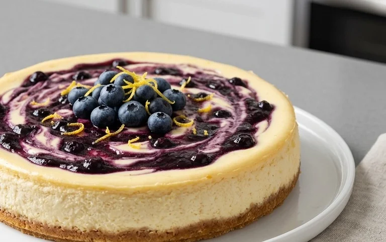 Lemon Blueberry Cheesecake