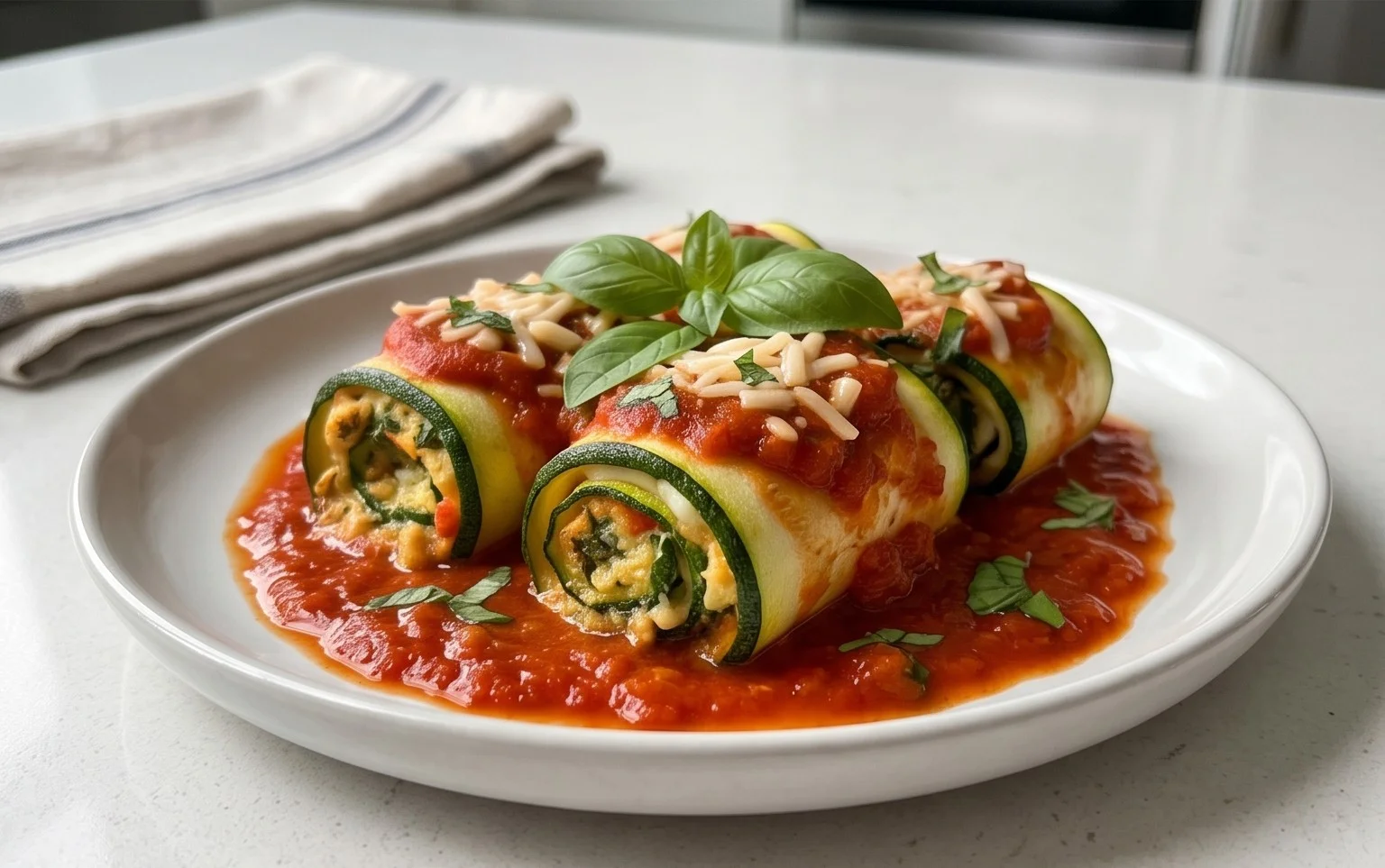 Vegan Zucchini Rollatini