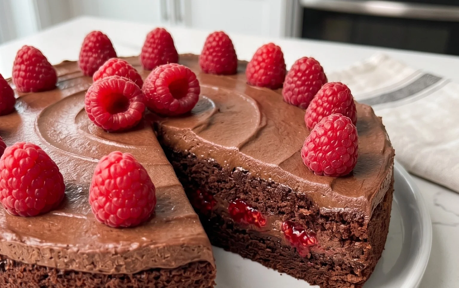 Chocolate Raspberry Cake