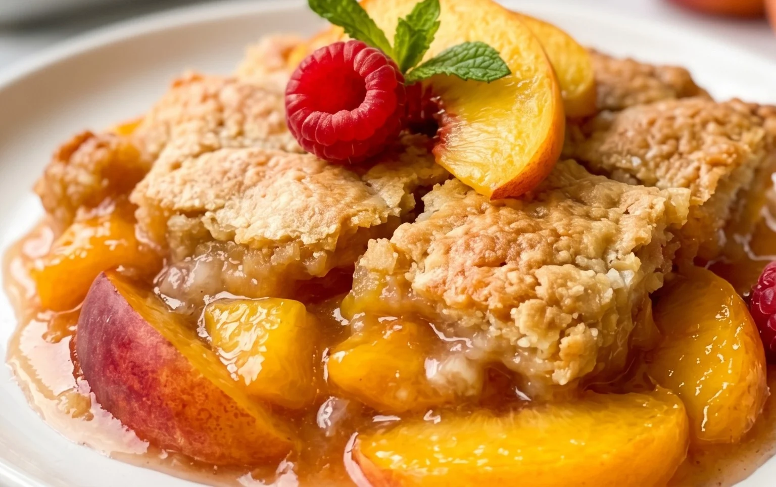 Fresh Peach Cobbler
