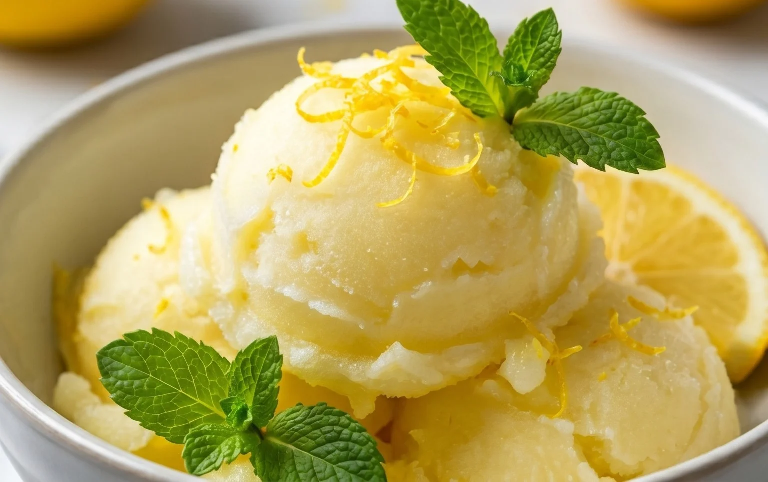Lemon Sorbet