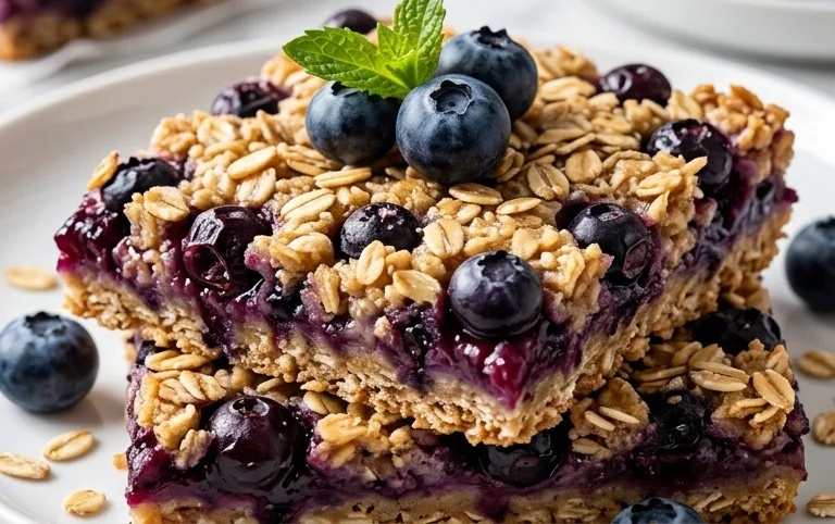 Blueberry Oatmeal Bars