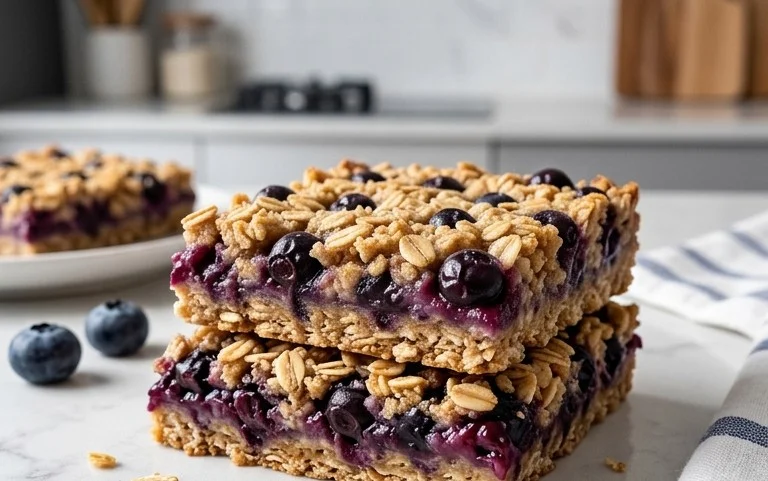 Blueberry Oatmeal Bars