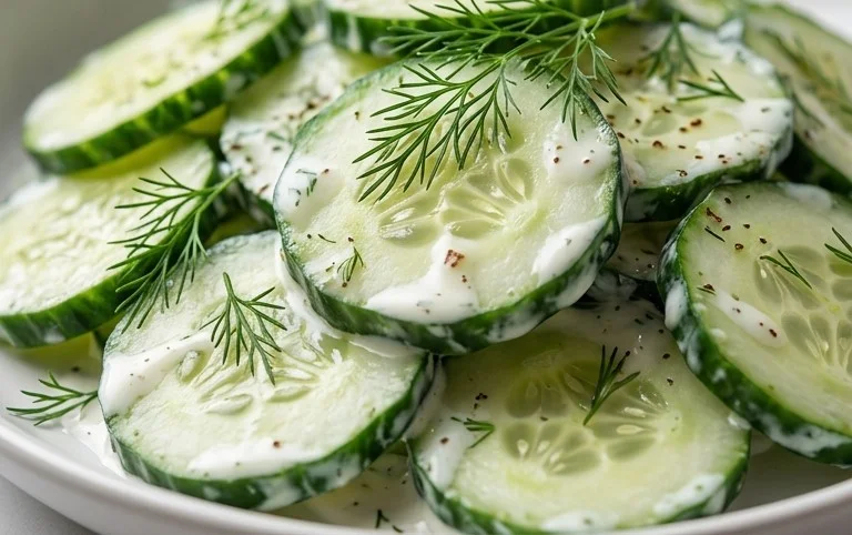 Polish Cucumber Salad