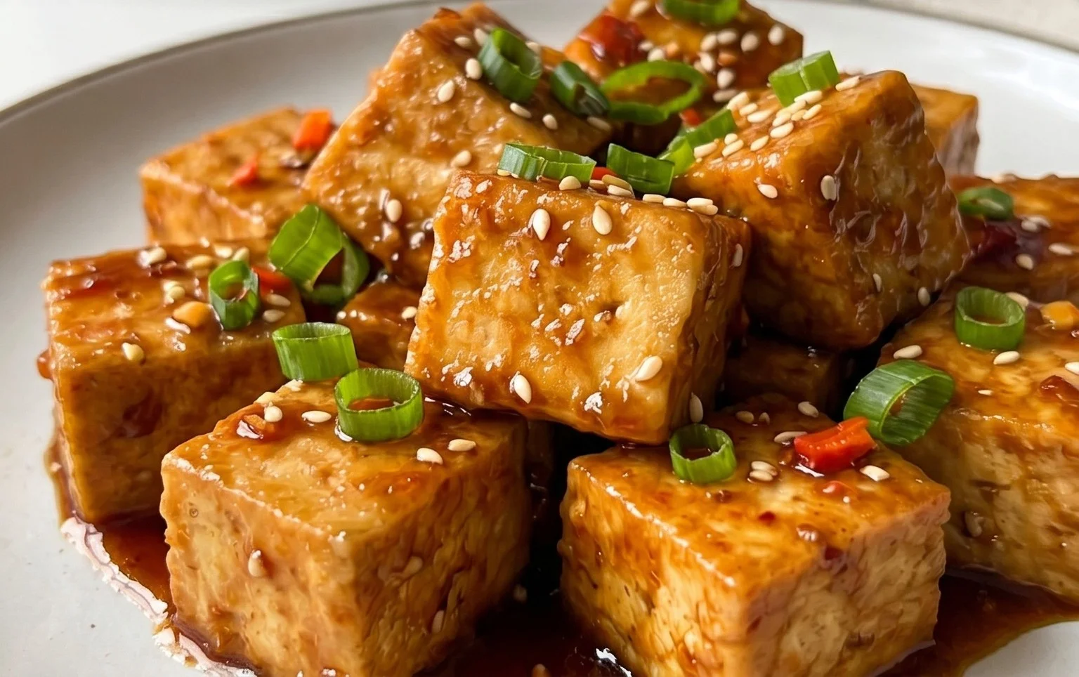 Honey Garlic Tofu
