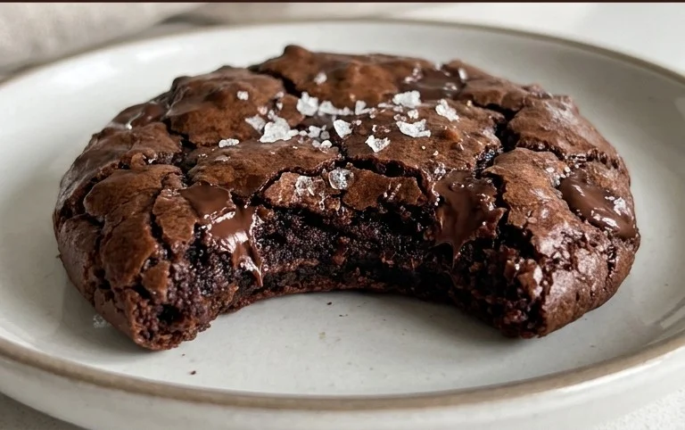 Salted Brownie Cookies