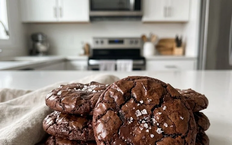 Salted Brownie Cookies