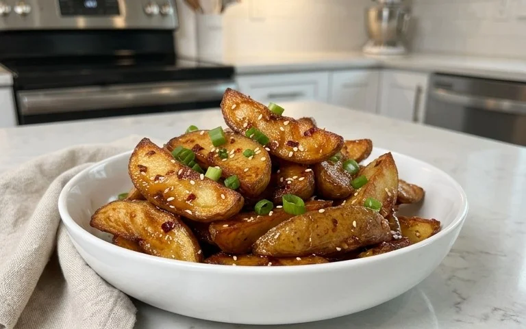 Crispy Honey Chilli Potatoes