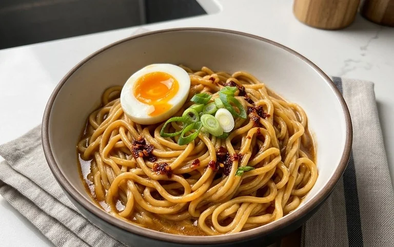 Easy Saucy Ramen Noodles