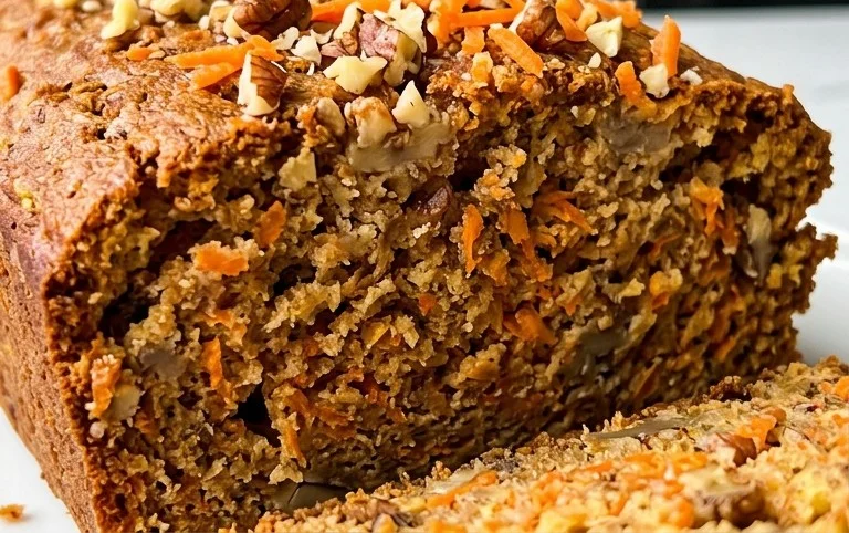 Dairy Free Carrot Cake Banana Bread