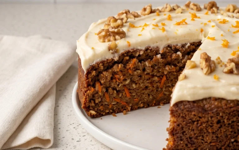 Easy Flourless Oatmeal Carrot Cake Recipe