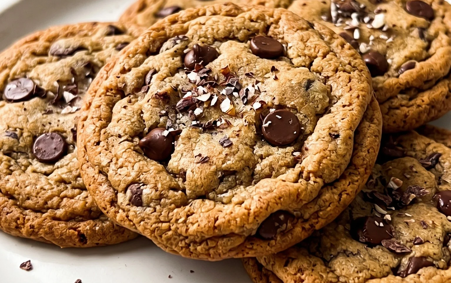 Crispy and Chewy Chocolate Chip Cookies