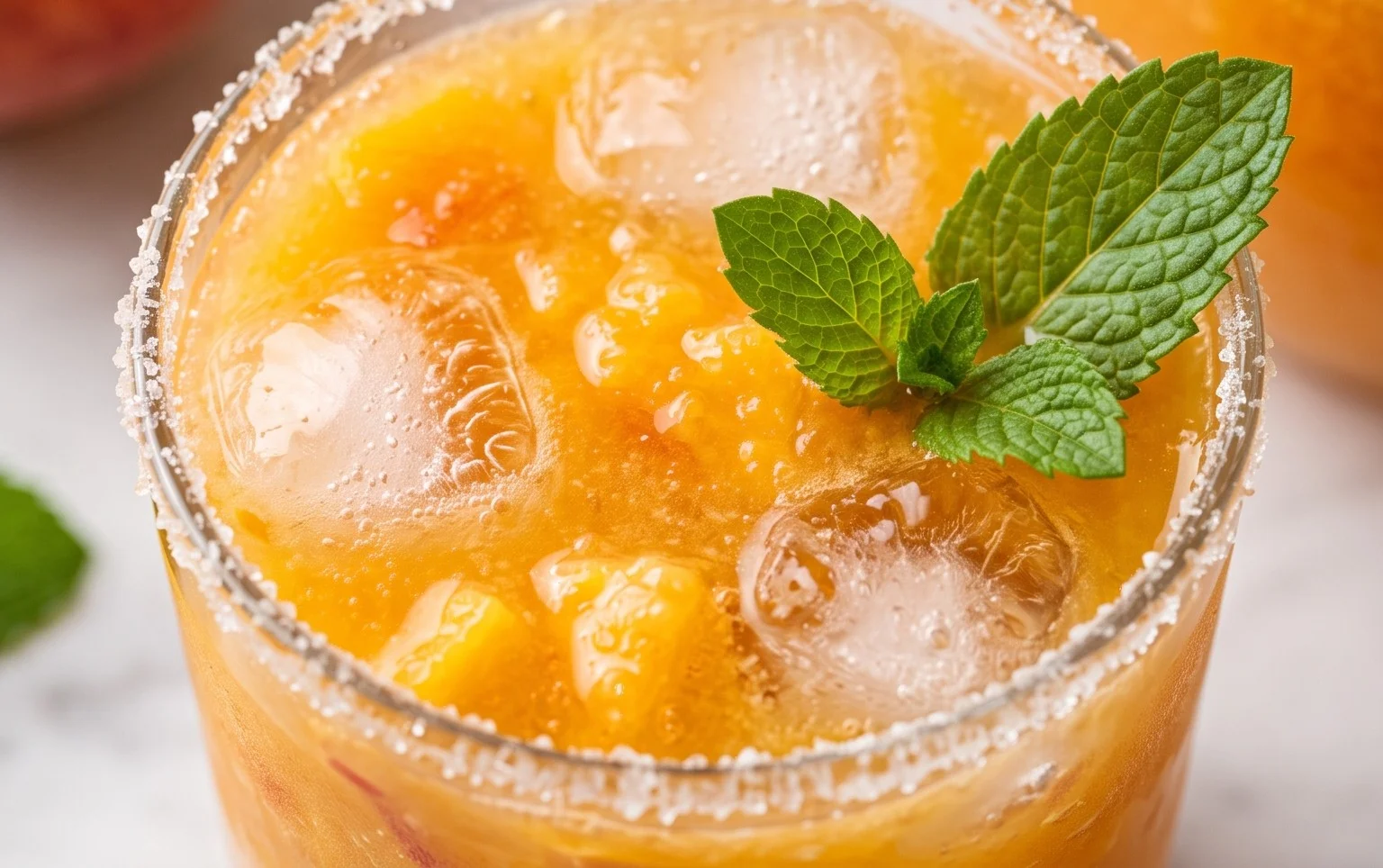 Refreshing Peach Lemonade