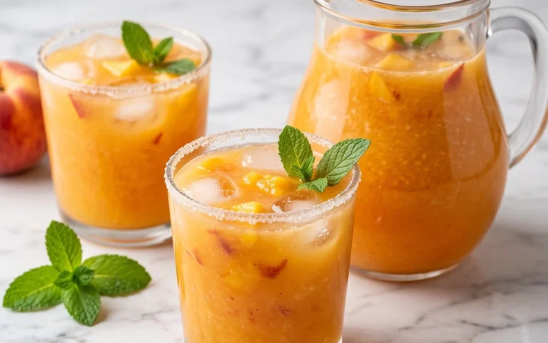 Refreshing Peach Lemonade
