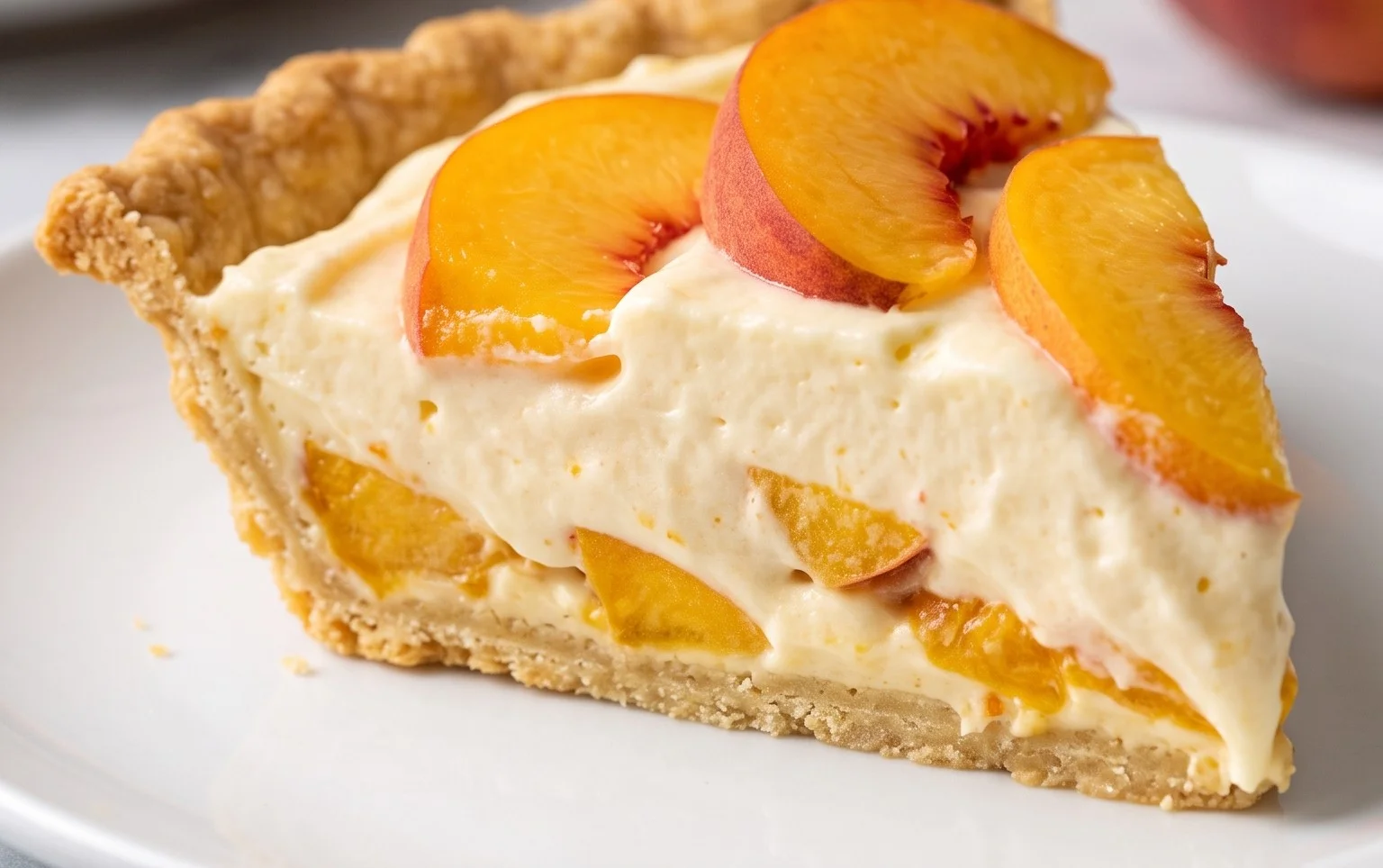 Peaches and Cream Pie