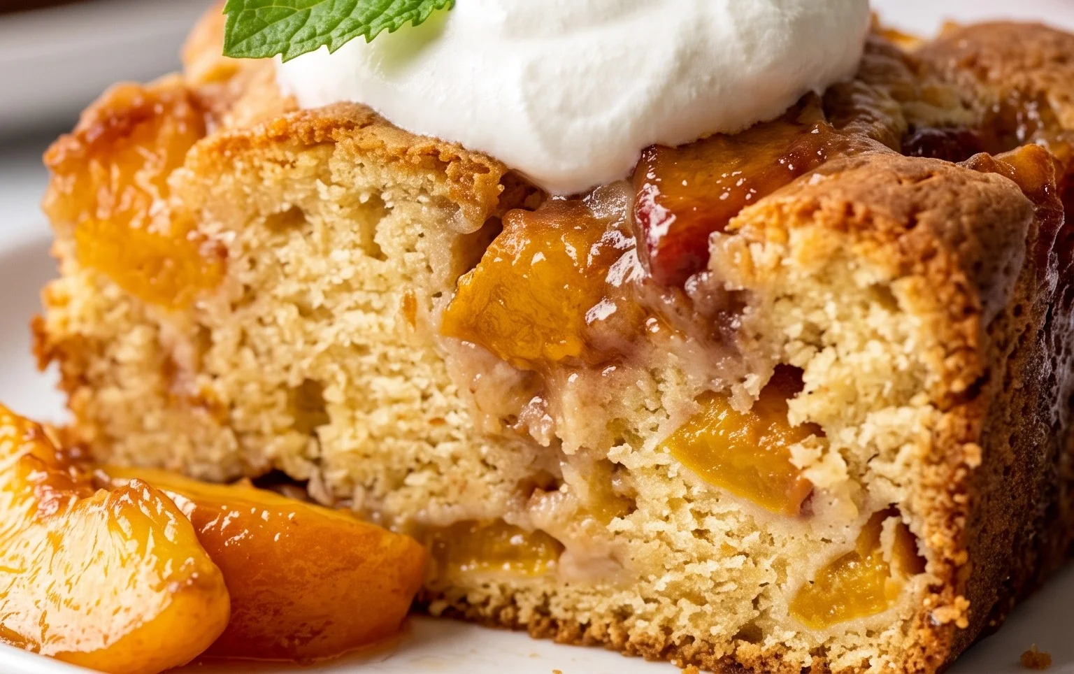 Peach Cobbler Pound Cake