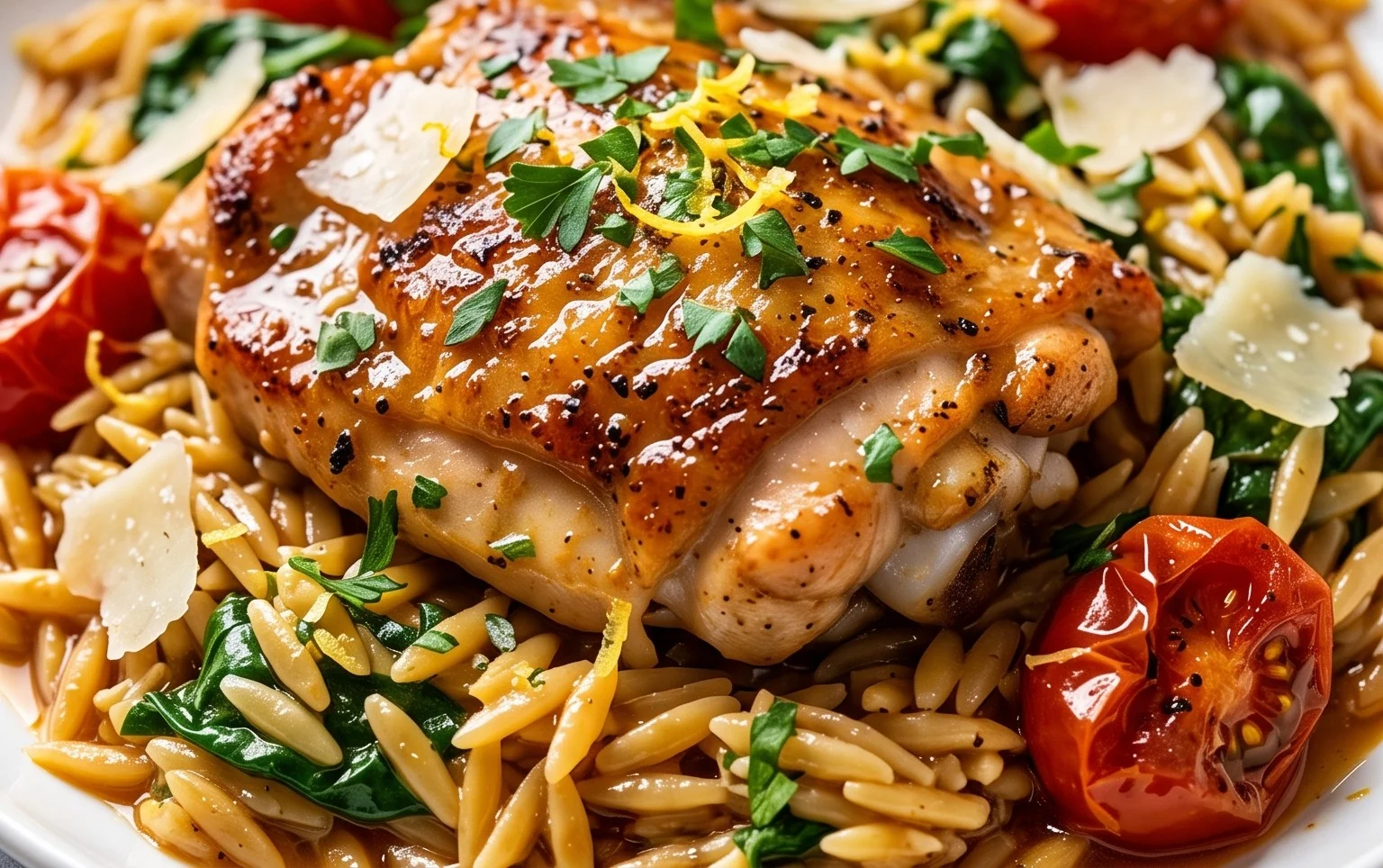 Chicken Orzo (30-Minutes, One-Pan)