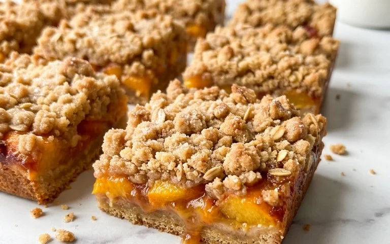 Fresh Peach Crum extractb Bars