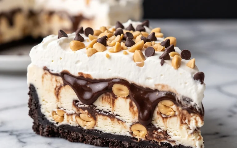 Buster Bar Ice Cream Cake