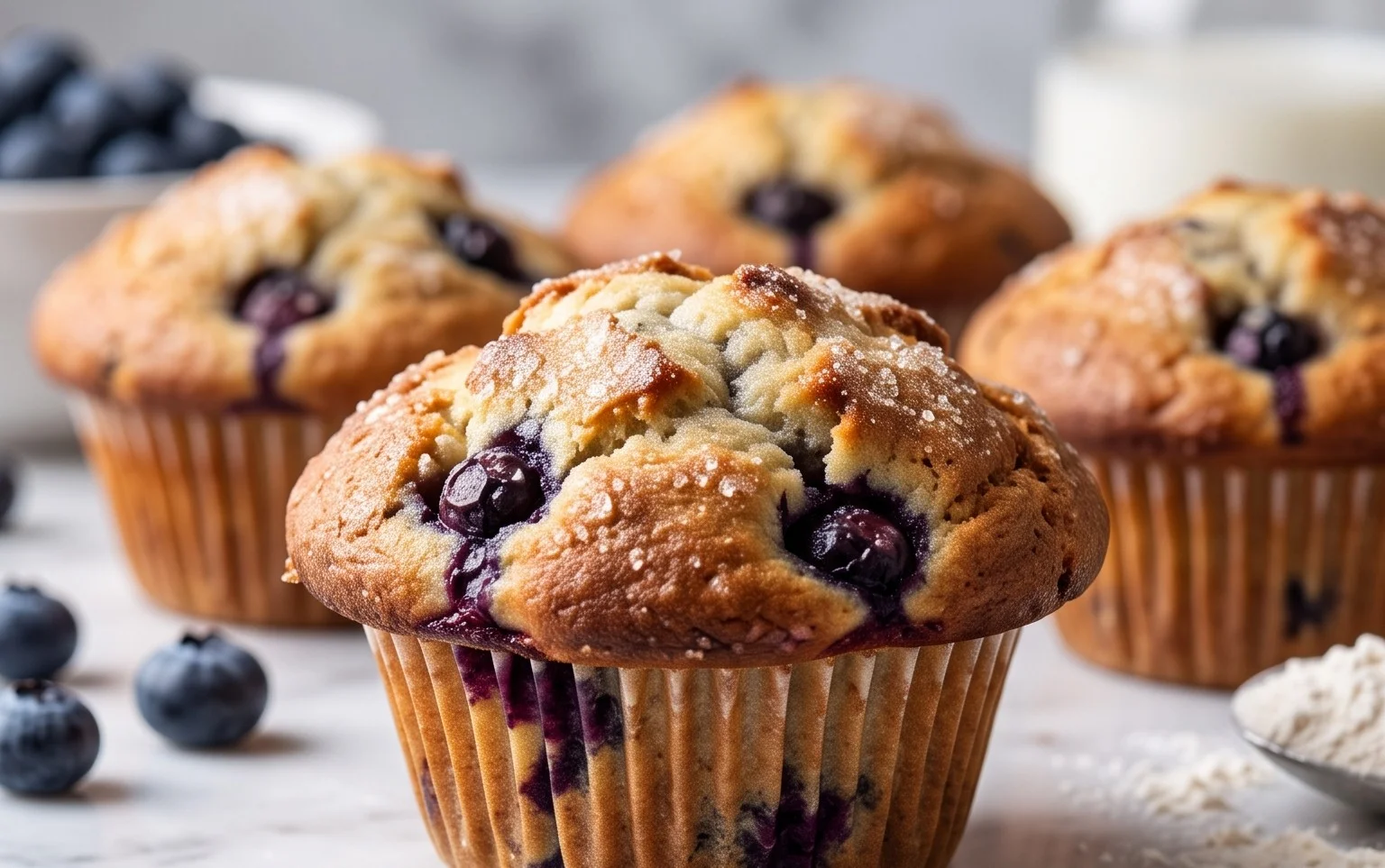 Homemade Blueberry Muffins