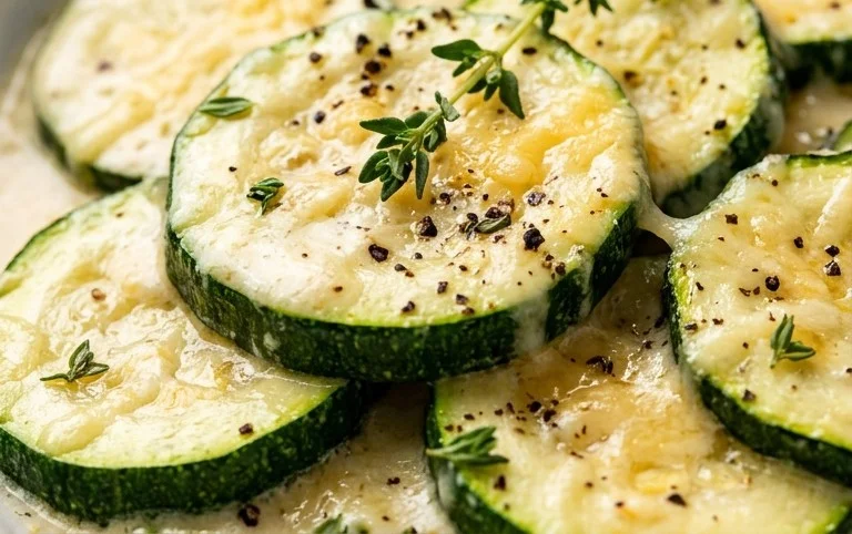 Creamy Parmesan Zucchini