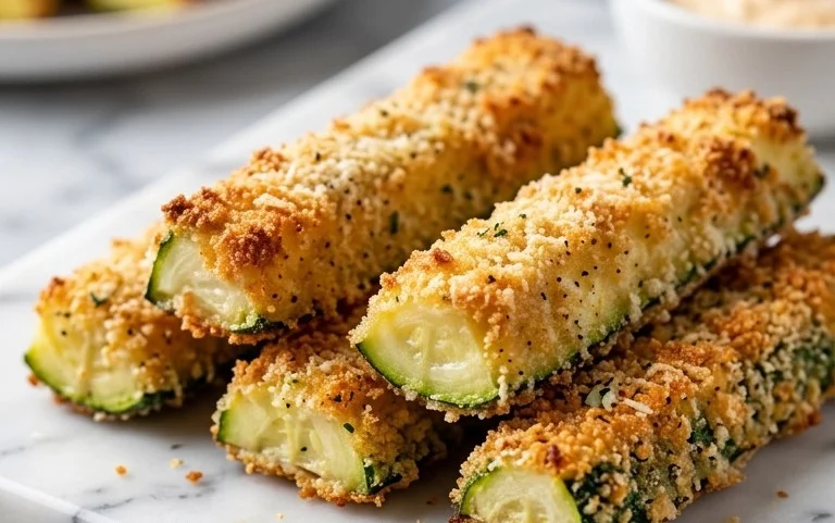 Baked Zucchini Sticks (Oven or Air Fryer)