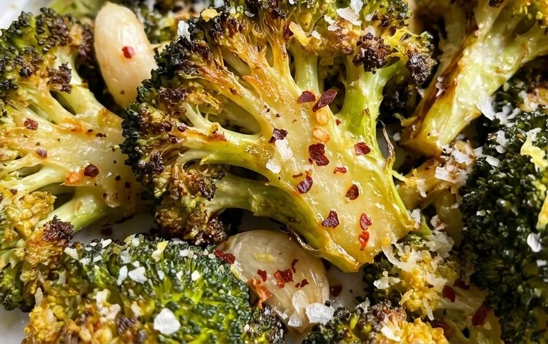 Oven Roasted Broccoli (Baked Broccoli)
