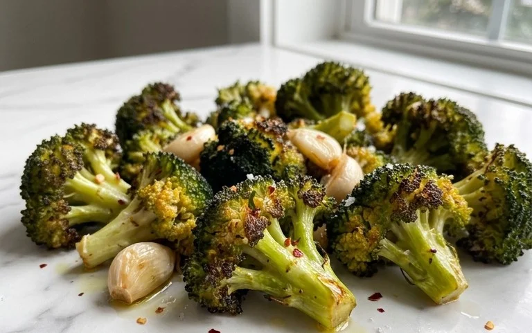 Oven Roasted Broccoli (Baked Broccoli)