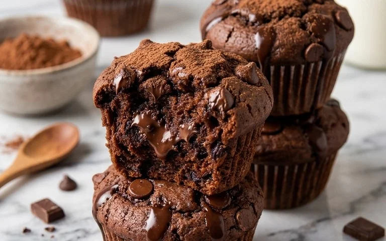 Double Chocolate Muffins